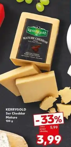 Kaufland Ser cheddar mature Kerrygold oferta