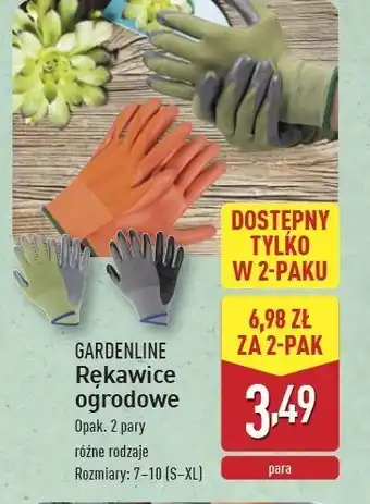 ALDI Rękawice ogrodowe s-xl Gardenline oferta