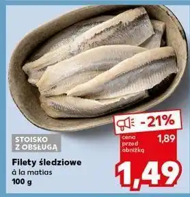 Kaufland Filety śledziowe a'la matjas oferta