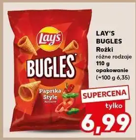 Kaufland Chipsy paprika Lay's Bugles oferta