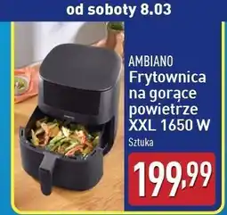 ALDI Frytkownica na gorące powietrze xxl 1650 w Ambiano oferta