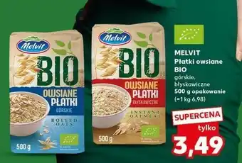 Kaufland Płatki owsiane górskie Melvit Bio oferta