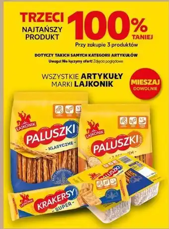 Kaufland Paluszki słone Lajkonik oferta