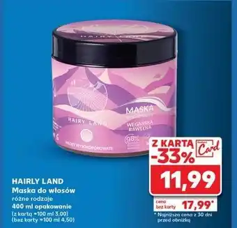 Kaufland Maska emolientowa bawełna Hairy Land oferta