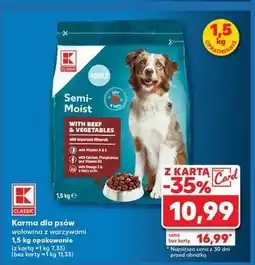 Kaufland Sucha karma dla psa wołowina-warzywa K-Classic oferta