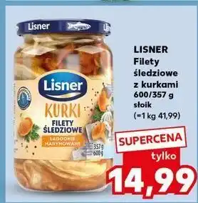 Kaufland Filety śledziowe z kurkami Lisner oferta