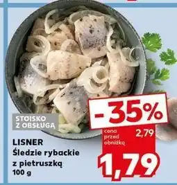 Kaufland Śledziki rybackie Lisner oferta