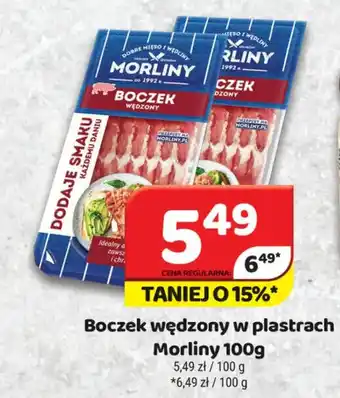 Delfin Boczek wędzony w plastrach Morliny oferta