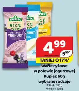 Delfin Wafle ryżowe w polewie jogurtowej Kupiec oferta