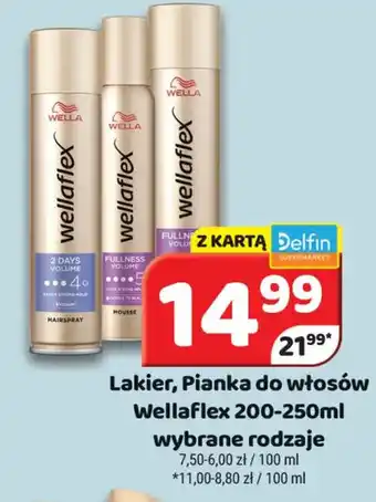 Delfin Lakier, Pianka do włosów Wellaflex oferta