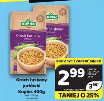 Delfin Groch łuskany połówki Kupiec oferta