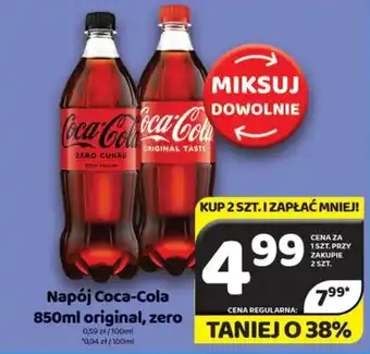 Delfin Napój Coca-Cola original, zero oferta