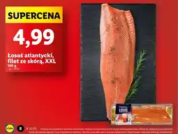 Lidl Łosoś atlantycki, filet ze skórą, XXL oferta