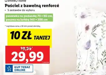 Lidl Pościel z bawełną renforcé oferta