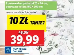 Lidl Pościel z bawełną renforcé oferta