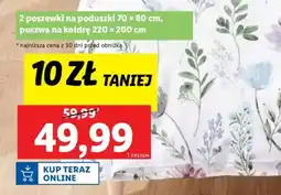 Lidl Pościel z bawełną renforcé oferta