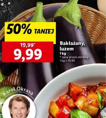 Lidl Bakłażany, luzem 1kg oferta