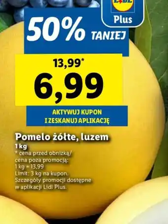 Lidl Pomelo żółte, luzem oferta