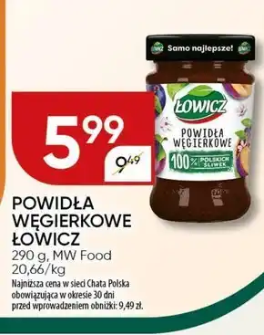 Chata Polska Łowicz Powidła węgierkowe 290 g oferta