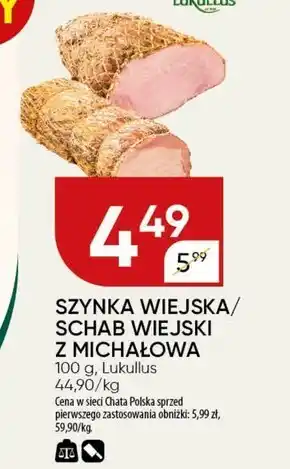 Chata Polska Szynka Chata polska oferta