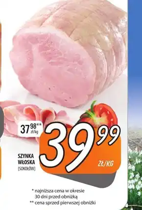 Społem Szczecin Szynka Sokołów oferta