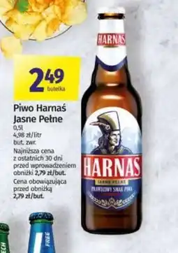 Społem Harnaś Piwo jasne pełne 500 ml oferta