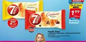 Lewiatan 7 Days Croissant z nadzieniem kakaowym 60 g oferta