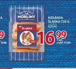 Selgros Morliny Kiełbasa śląska 735 g oferta