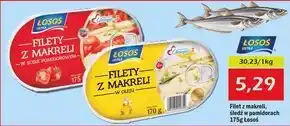 Społem Łosoś Ustka Filety z makreli w oleju 170 g oferta