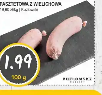 Słoneczko Kiełbasa pasztetowa z wielichowa Kozlowski oferta