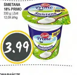 Słoneczko Smietana 18% Primo oferta