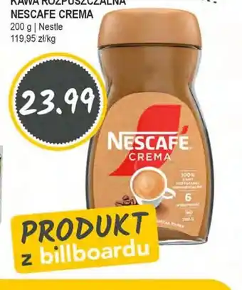 Słoneczko Kawa rozpuszczalna Nescafé Crema oferta