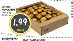 Słoneczko Ciasteczka kokosanki Cini Cookies oferta