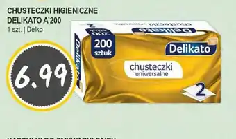 Słoneczko Chusteczki higieniczne Delikato A'200 oferta