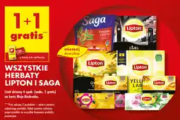 Biedronka Herbaty Lipton i Saga oferta