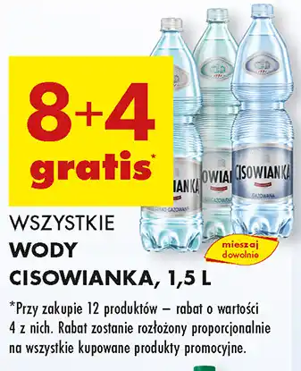 Biedronka Woda Cisowianka 1.5L oferta