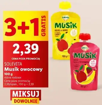 Lidl Musik owocowy Solevita oferta