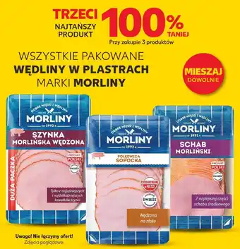 Kaufland Wędliny w plastrach Morliny oferta