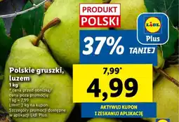 Lidl Polskie gruszki, luzem oferta