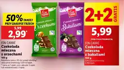 Lidl Czekolada mleczna z orzechami oferta