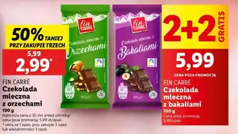 Lidl Czekolada mleczna z orzechami oferta