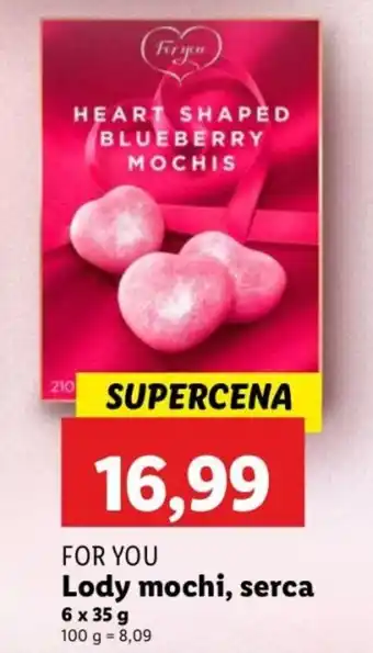 Lidl Lody mochi, serca oferta