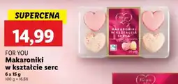 Lidl Makaroniki w kształcie serc oferta