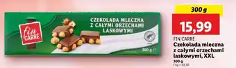 Lidl Czekolada mleczna z całymi orzechami laskowymi, XXL oferta