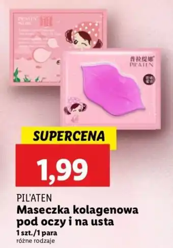 Lidl Maseczka kolagenowa pod oczy i na usta oferta