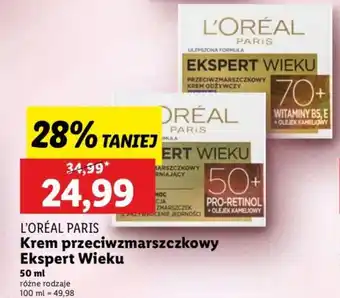 Lidl Krem przeciwzmarszczkowy Ekspert Wieku oferta