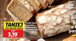 Lidl Chleb żytni z niskim indeksem oferta