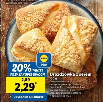 Lidl Drożdżówka z serem oferta