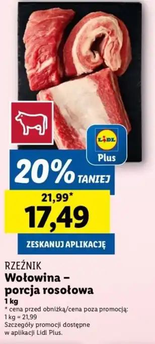 Lidl Wołowina - porcja rosołowa oferta