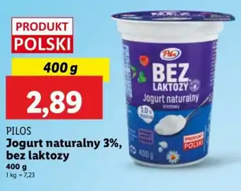 Lidl Jogurt naturalny 3%, bez laktozy oferta